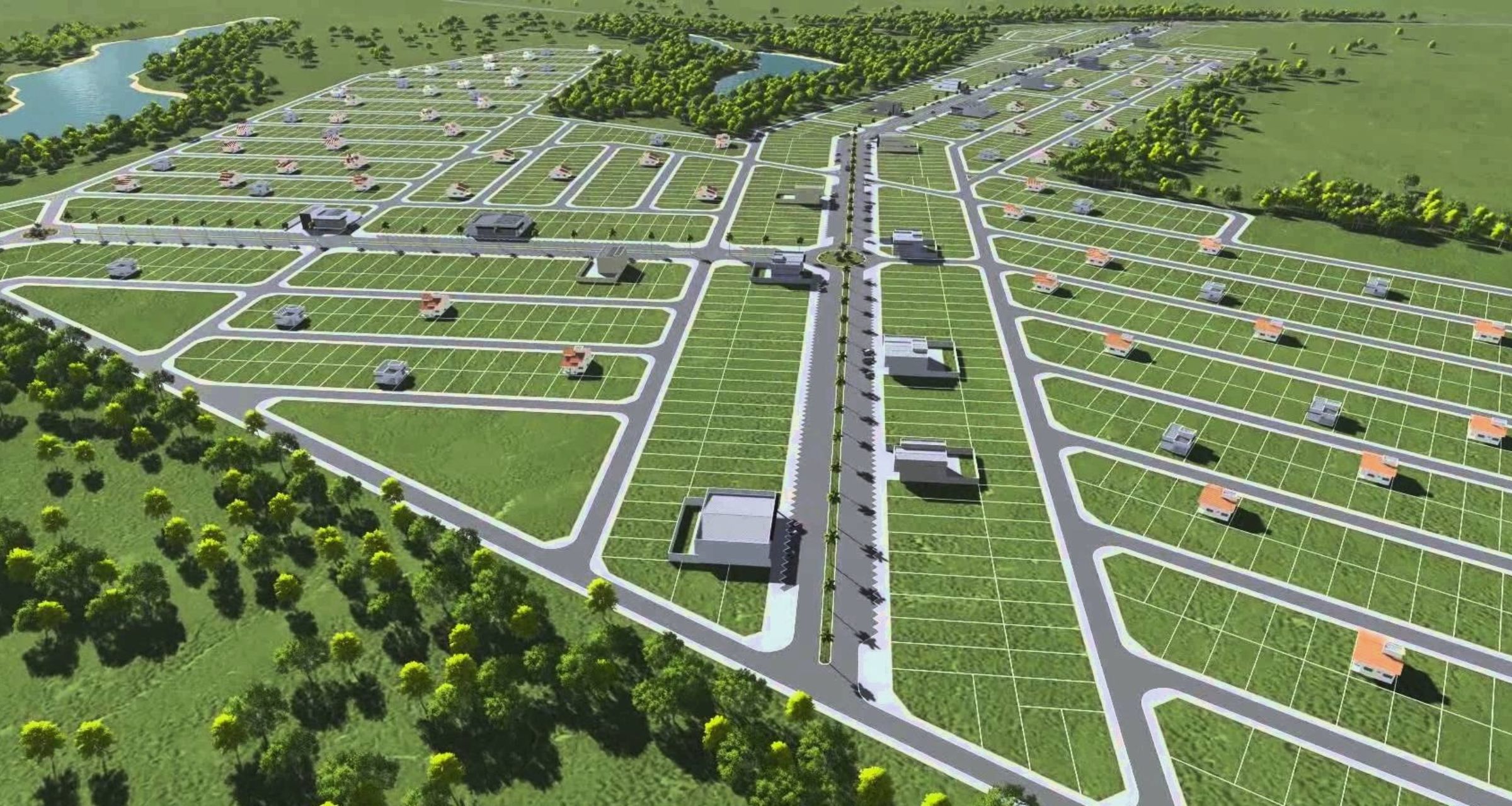 On-Site Engineer Inspecting Residential Plot Development